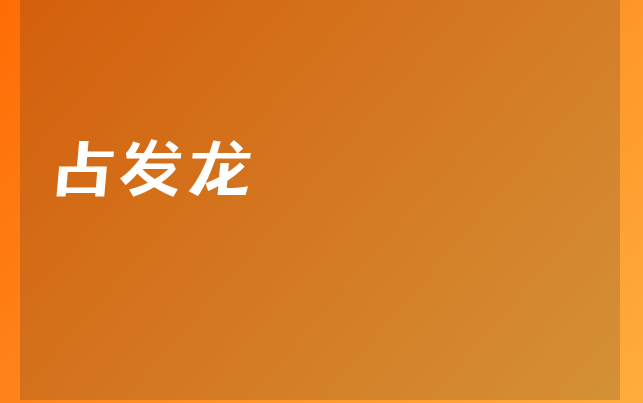 占发龙