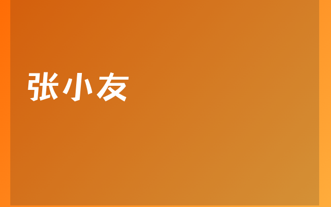 张小友